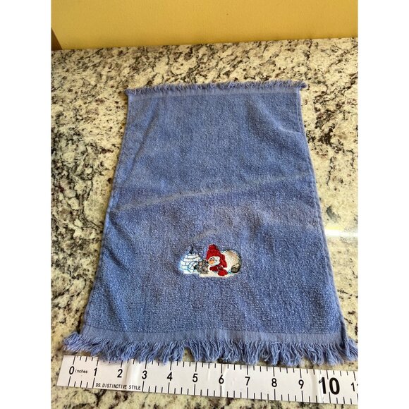 Christmas Embroidered Towels Merry Xmas Tree Snowman Holiday Kitchen Bath Set 4 - Picture 10 of 13